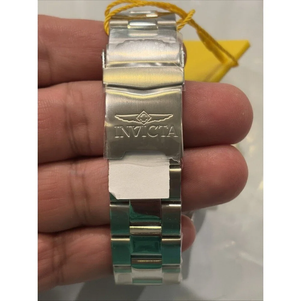 Invicta 15258 Men's Quartz 44mm Watch Stainless Steel 50M WR New Battery